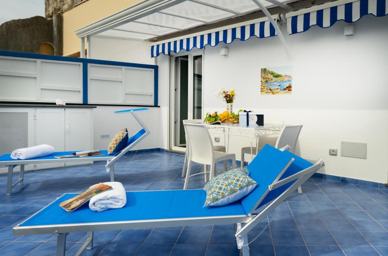 Grecale - Amazing Apartment With Patio And Sea View Maiori Exterior foto